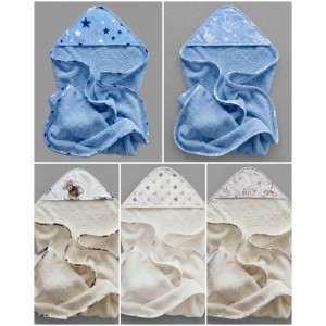 Дитячий махровий рушник-кутик із капюшоном Premium 80×80 см